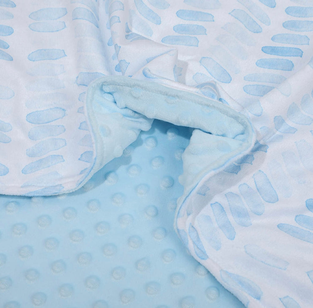 Minky Baby Blanket -  2 Colour Options Available