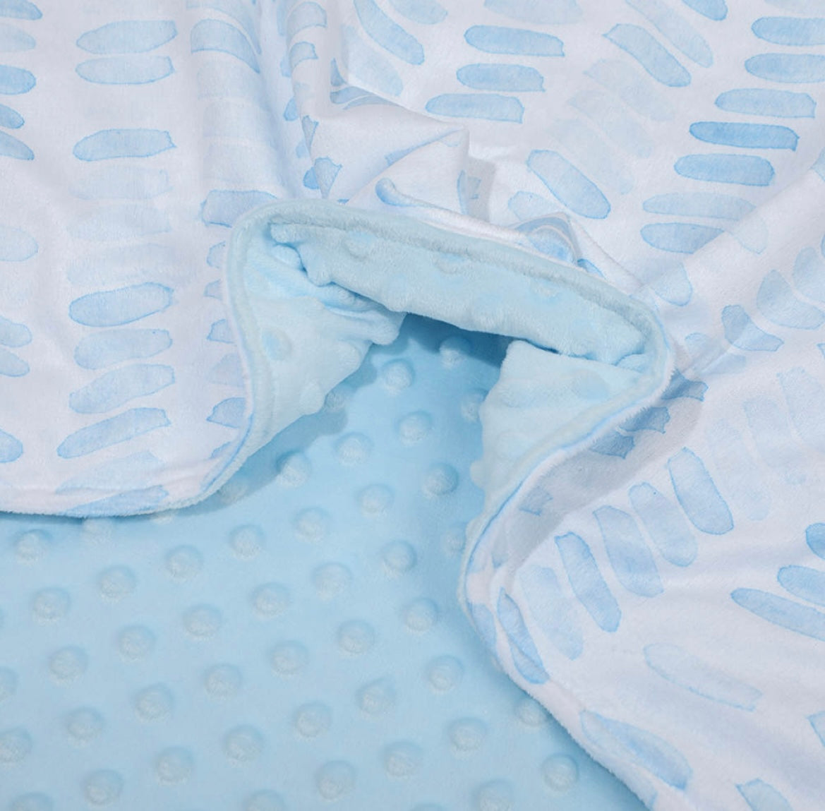Minky Baby Blanket -  2 Colour Options Available