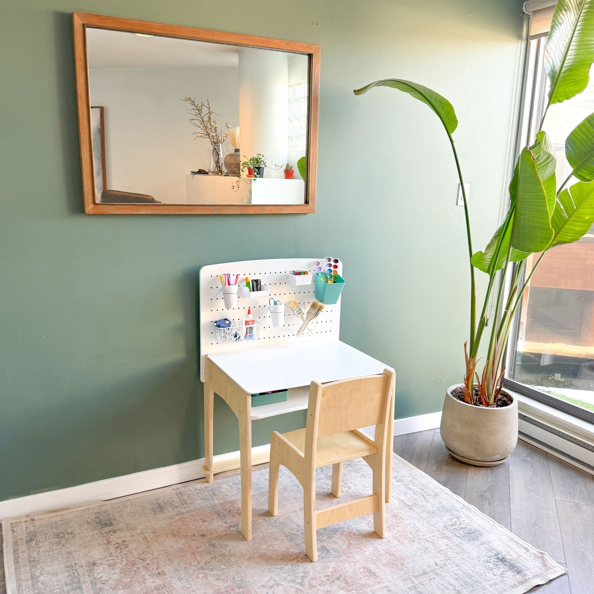 LUMEN - Big Kid Desk & Chair | Adjustable Height Study Table