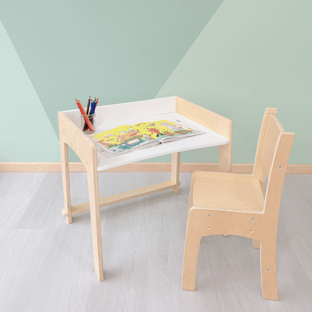 LUMEN - Big Kid Desk & Chair | Adjustable Height Study Table