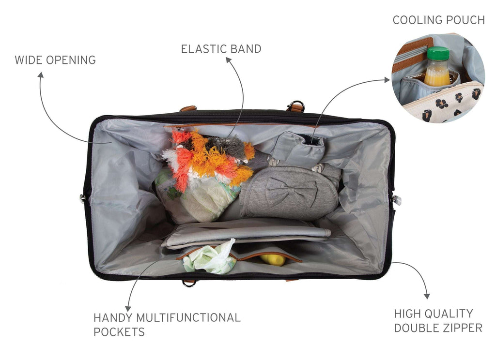 Always Ready Black Mommy Bag